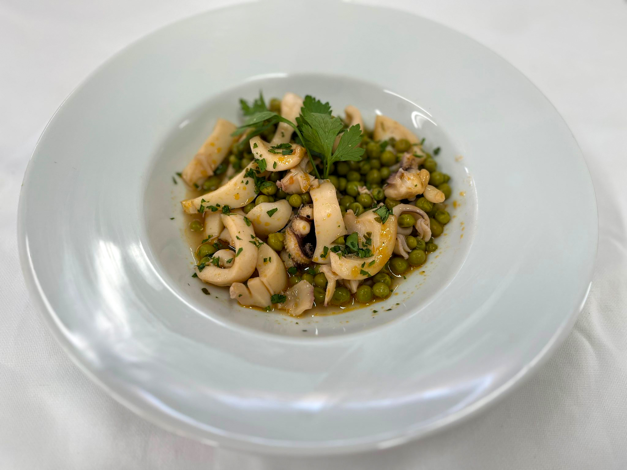 Seppia con piselli