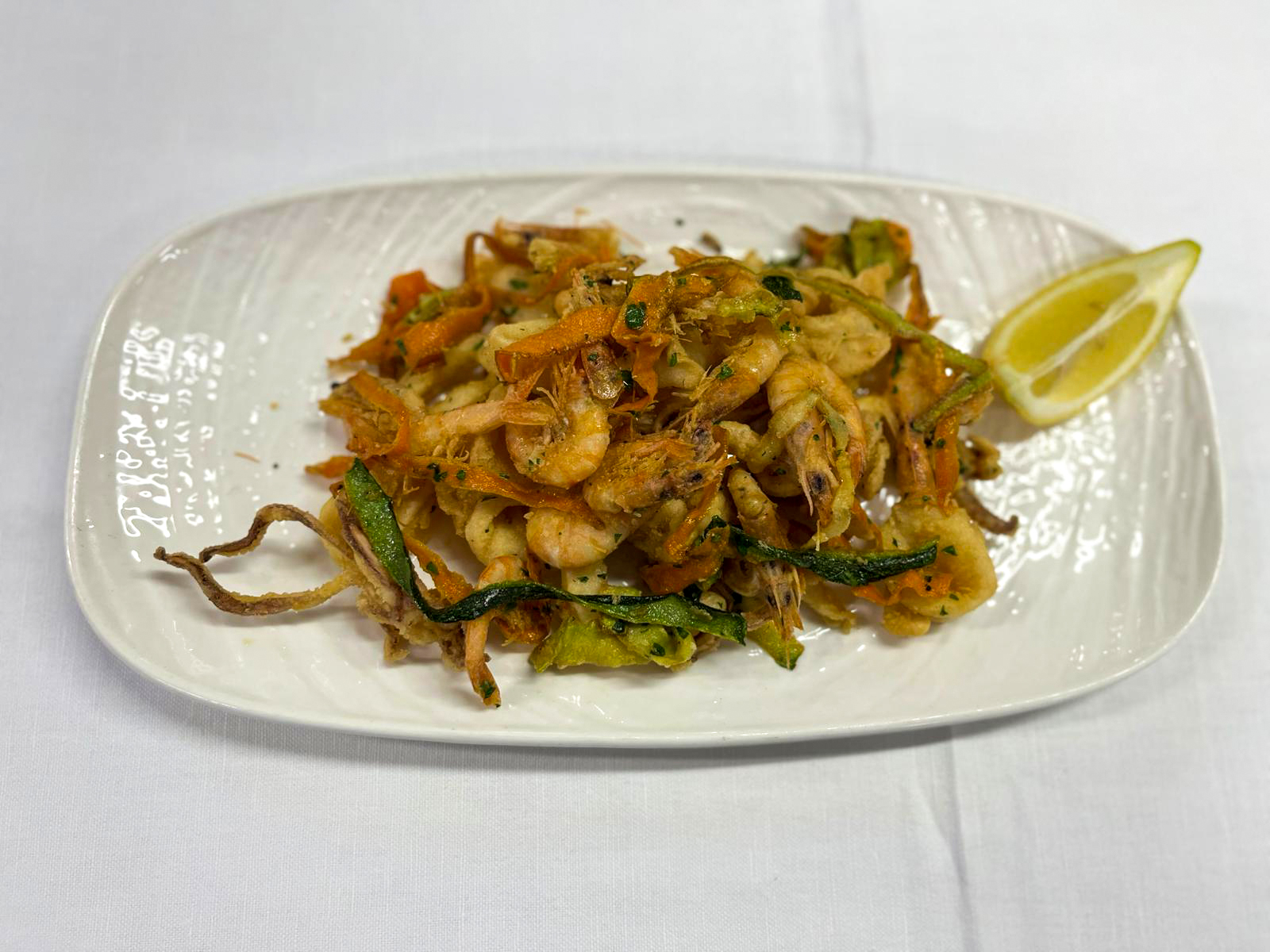 Frittura calamari e gamberi