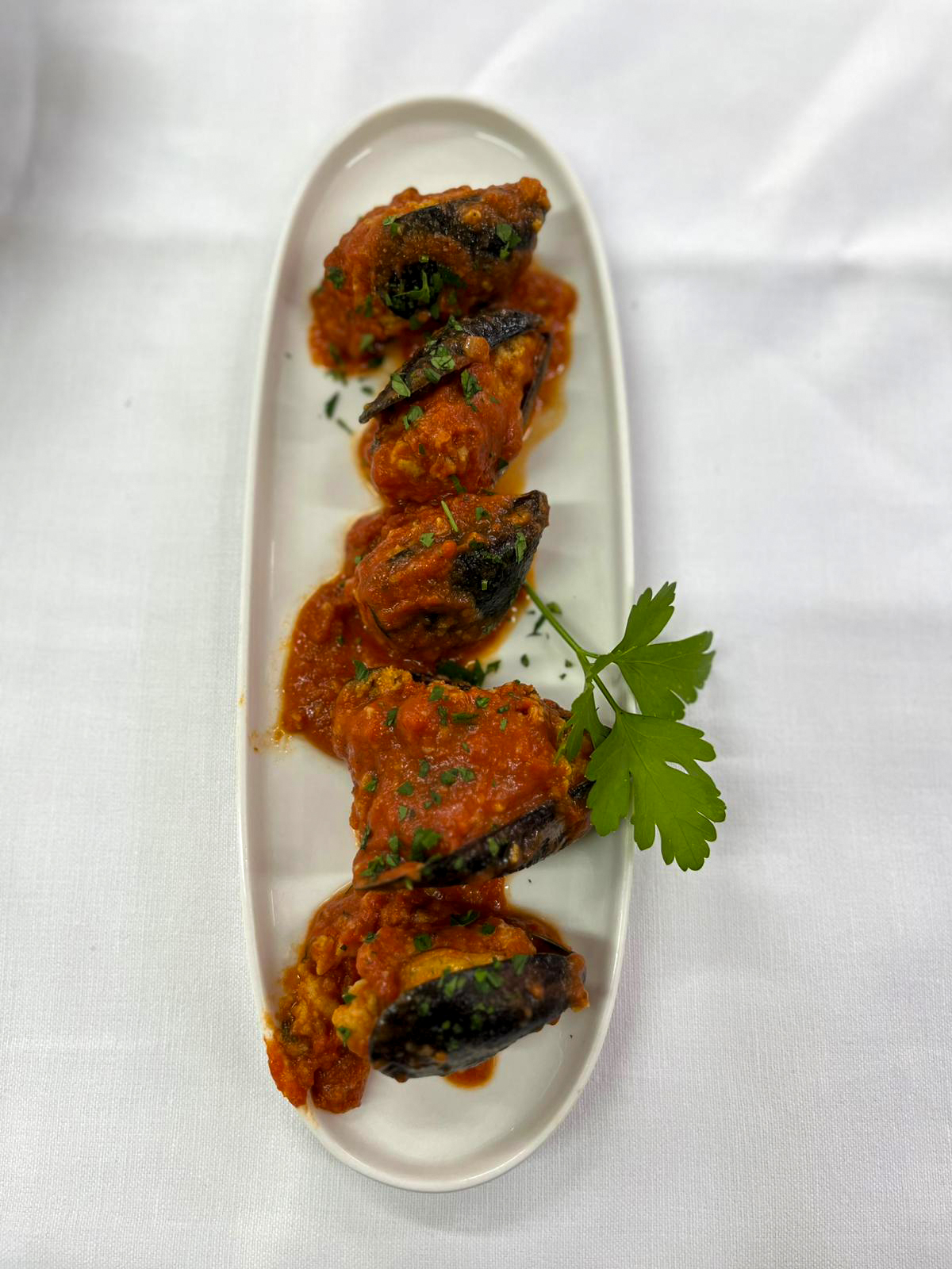 Cozze ripiene al pomodoro