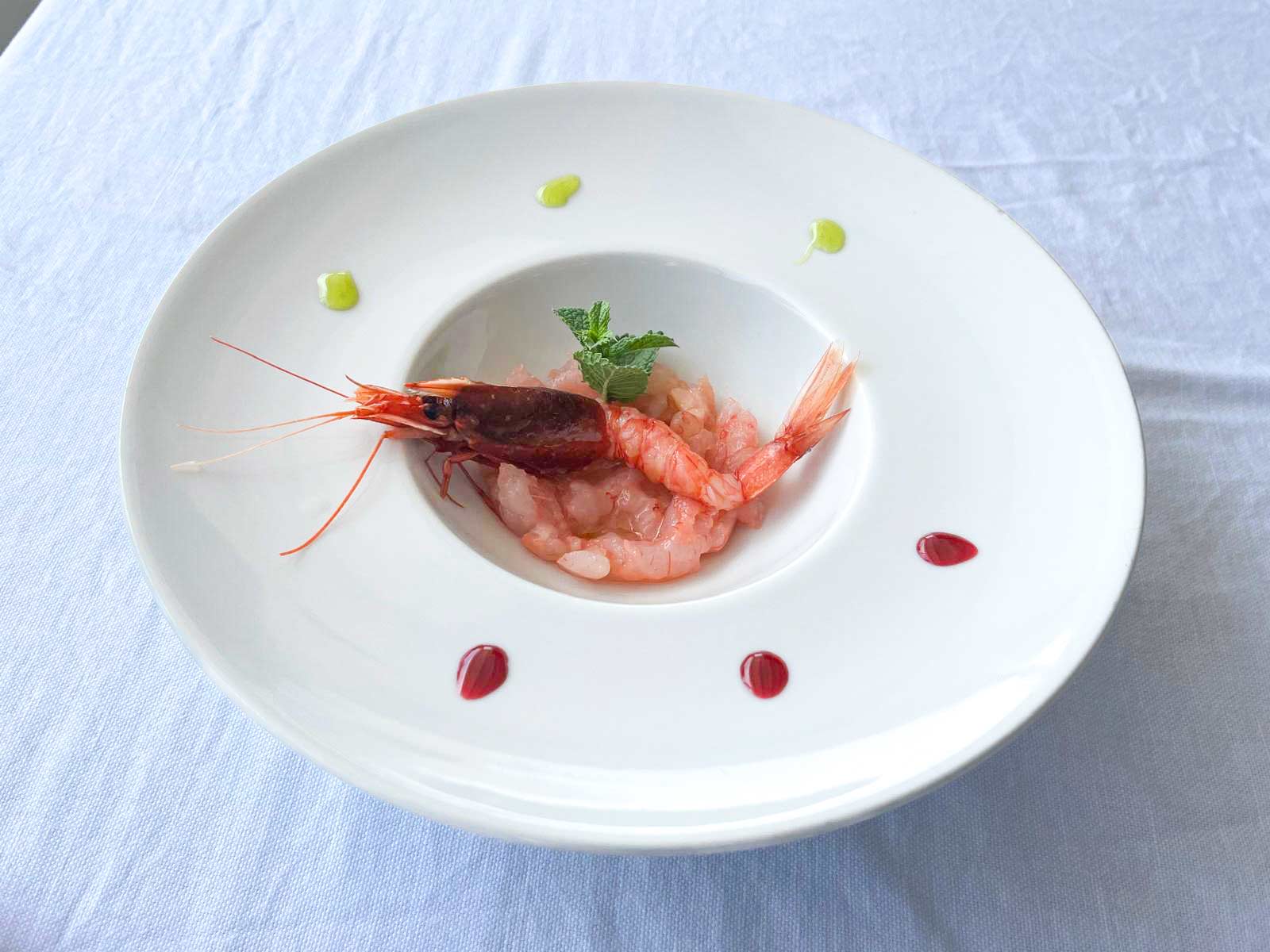 Tartare di gambero rosso